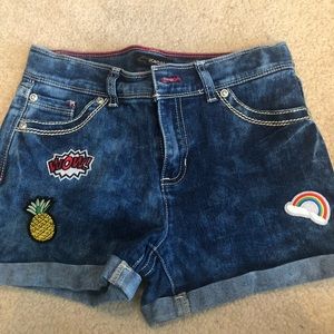 Kids Jean shorts with patches